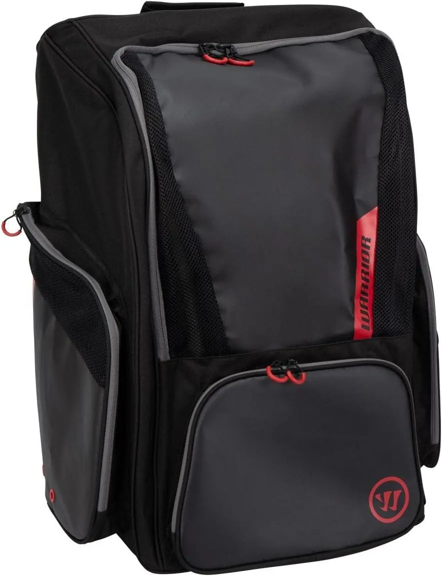WARRIOR Hockey Pro Carry Backpack Bag (Black/Red)