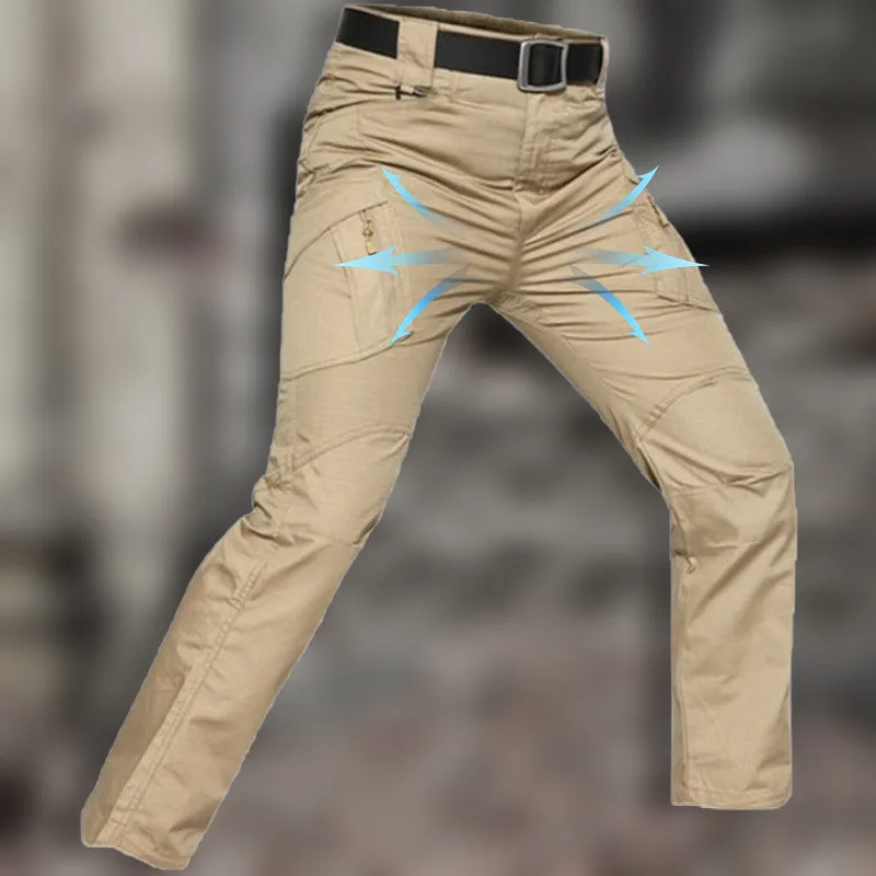 Waterproof Abrasion-Resistant Multi-Pocket Tactical Pants