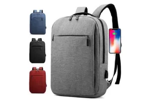 Waterproof Backpack with USB Charging Port