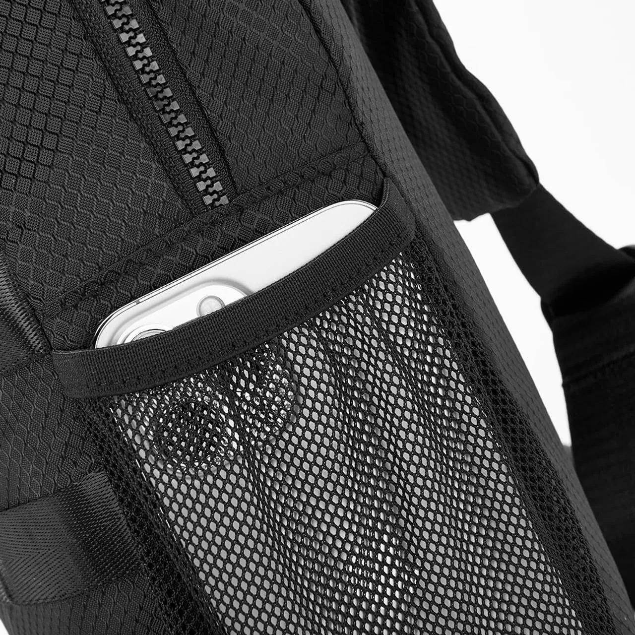 WESTEND Black Crossbody Sling Bag with Adjustable Strap for Traveling, Hiking, Daypack for Men and Women
