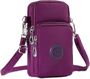 WITERY Women Mini Crossbody Bag Purse Wrist Cell Phone Bag Women’s Shoulder Handbag Multiple pocket Wallet for Ladies