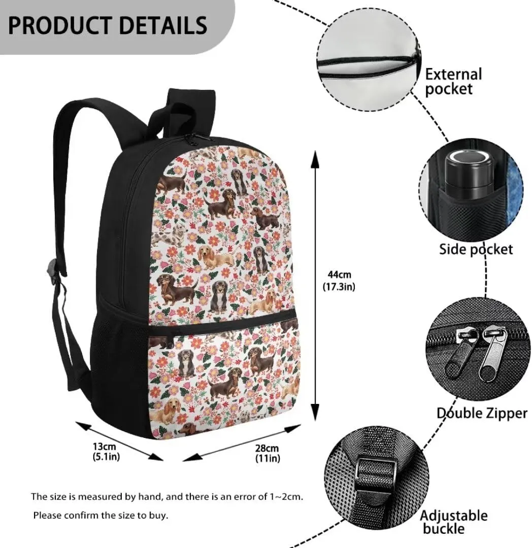 Wolf Bookbag with Lunch Bag&Pencil Bag for Boys Girls 3 Piece School Backpack Set Galaxy Space Big Capacity Campus Senior Shoulder Bag Travel Rucksack for Children Teens