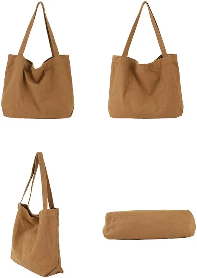Women Shoulder Canvas Tote Handbag Work Bag