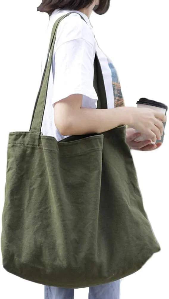 Women Shoulder Canvas Tote Handbag Work Bag