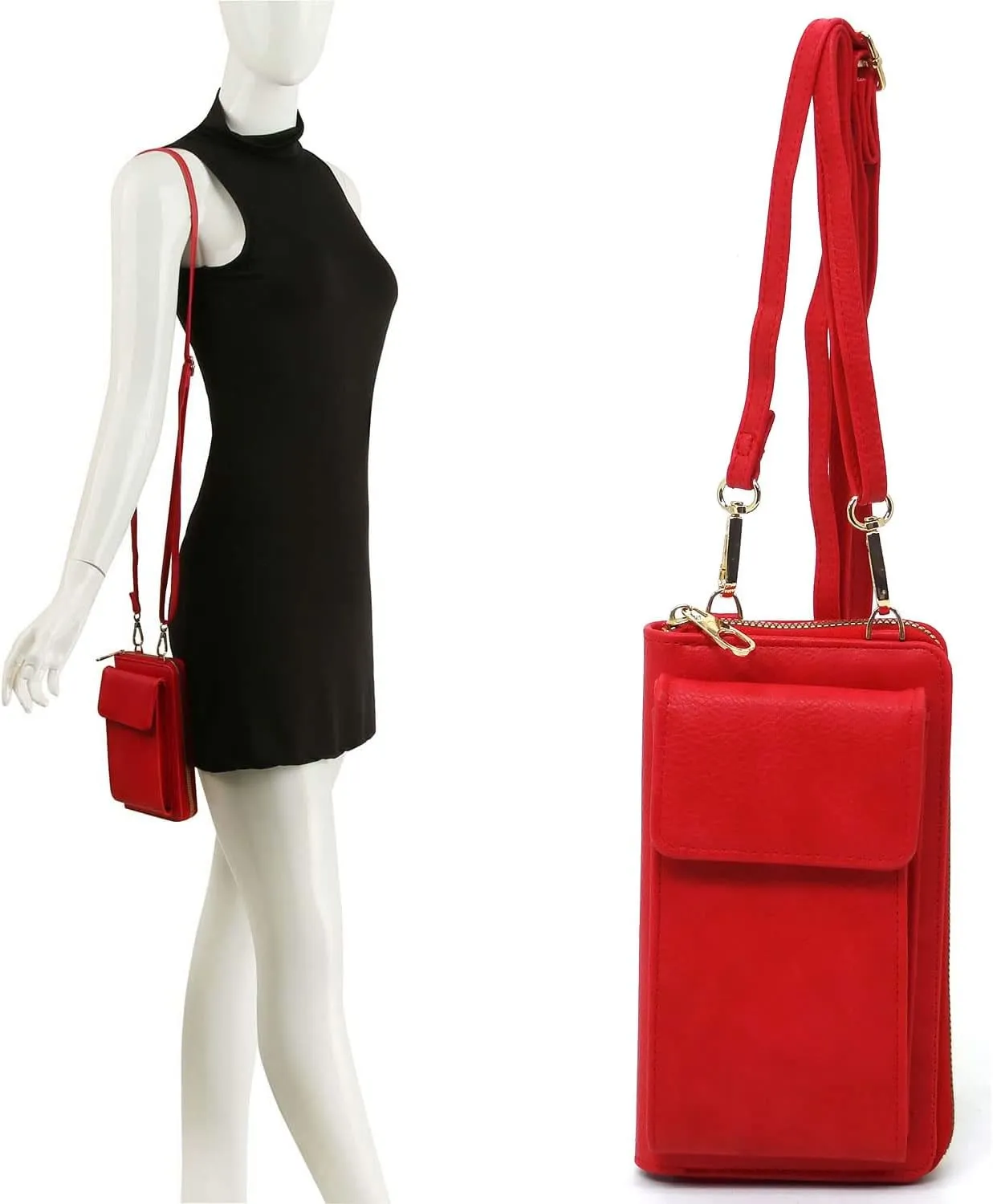Women Small Crossbody Bag Cell Phone Purse Vintage Messenger Shoulder Bag