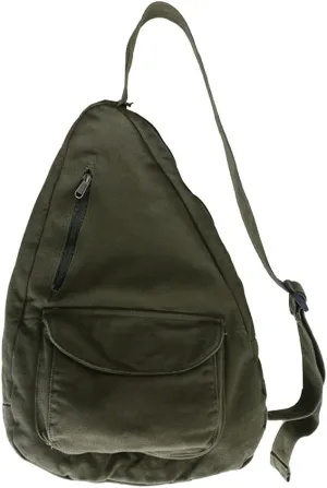 Women's Canvas Crossbody Bag Vintage Wash Zipper Shoulder Bag Men's and Women's Casual Crossbody Bag