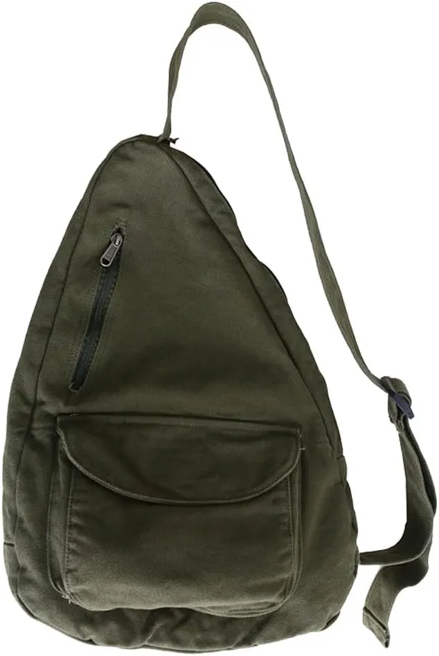 Women's Canvas Crossbody Bag Vintage Wash Zipper Shoulder Bag Men's and Women's Casual Crossbody Bag