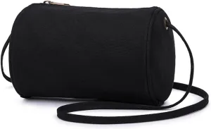 Womens Casual Cylinder Shape Handbag Simply New Popular Shoulder Bag
