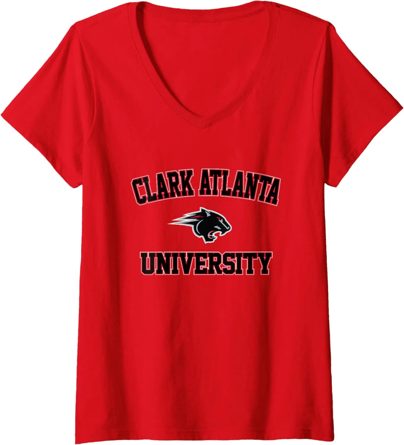 Womens Clark Atlanta University CAU Panthers Campus Classic V-Neck T-Shirt
