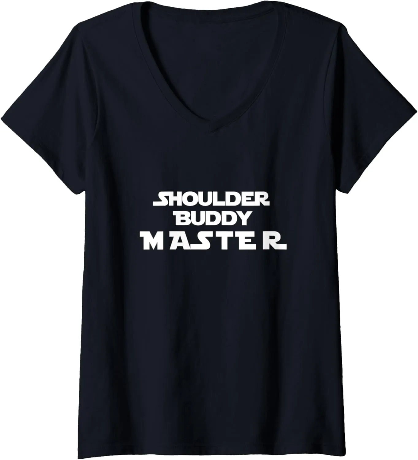 Womens Shoulder Buddy Master V-Neck T-Shirt