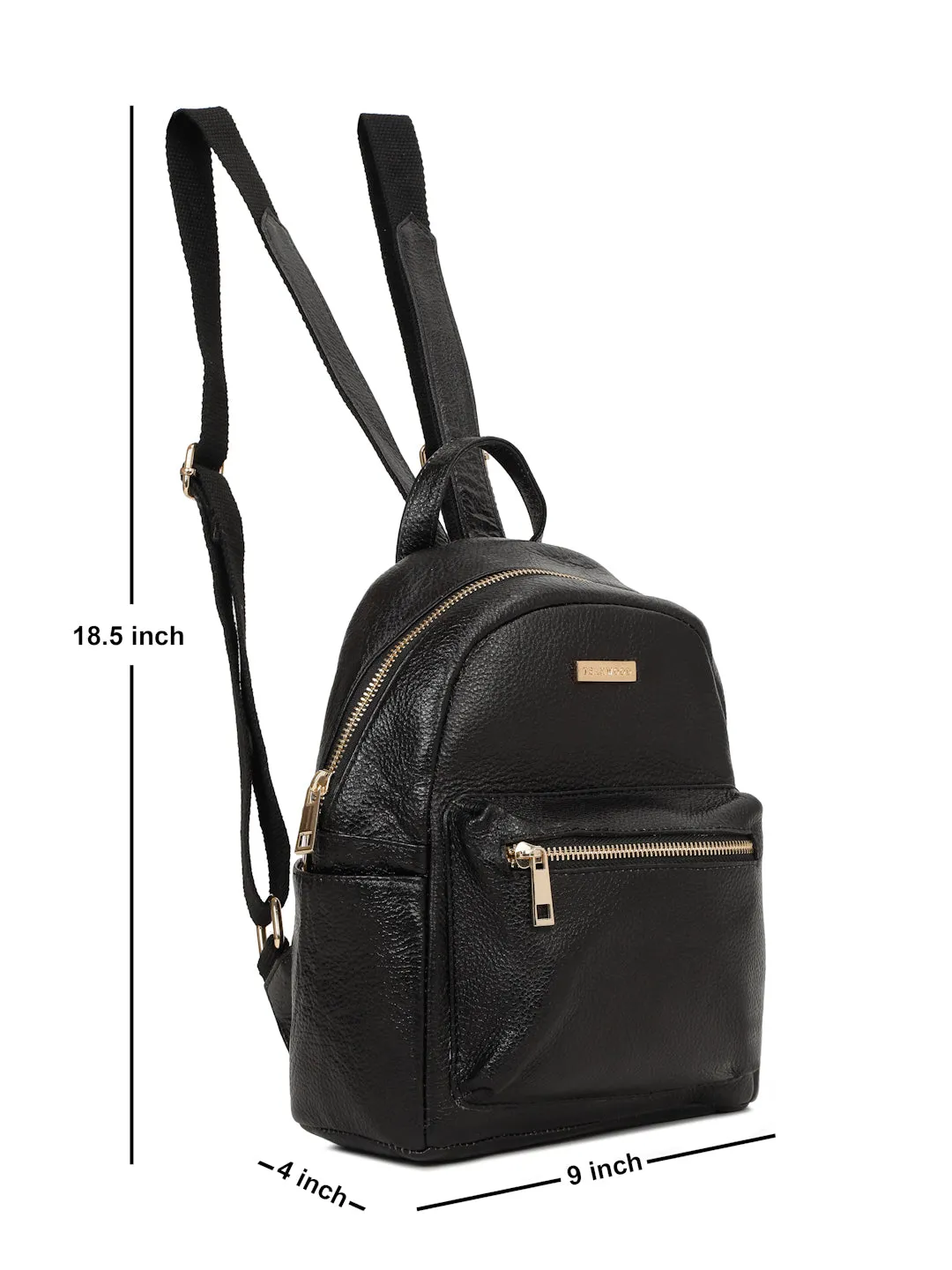 Women's Texture Leather Backpack