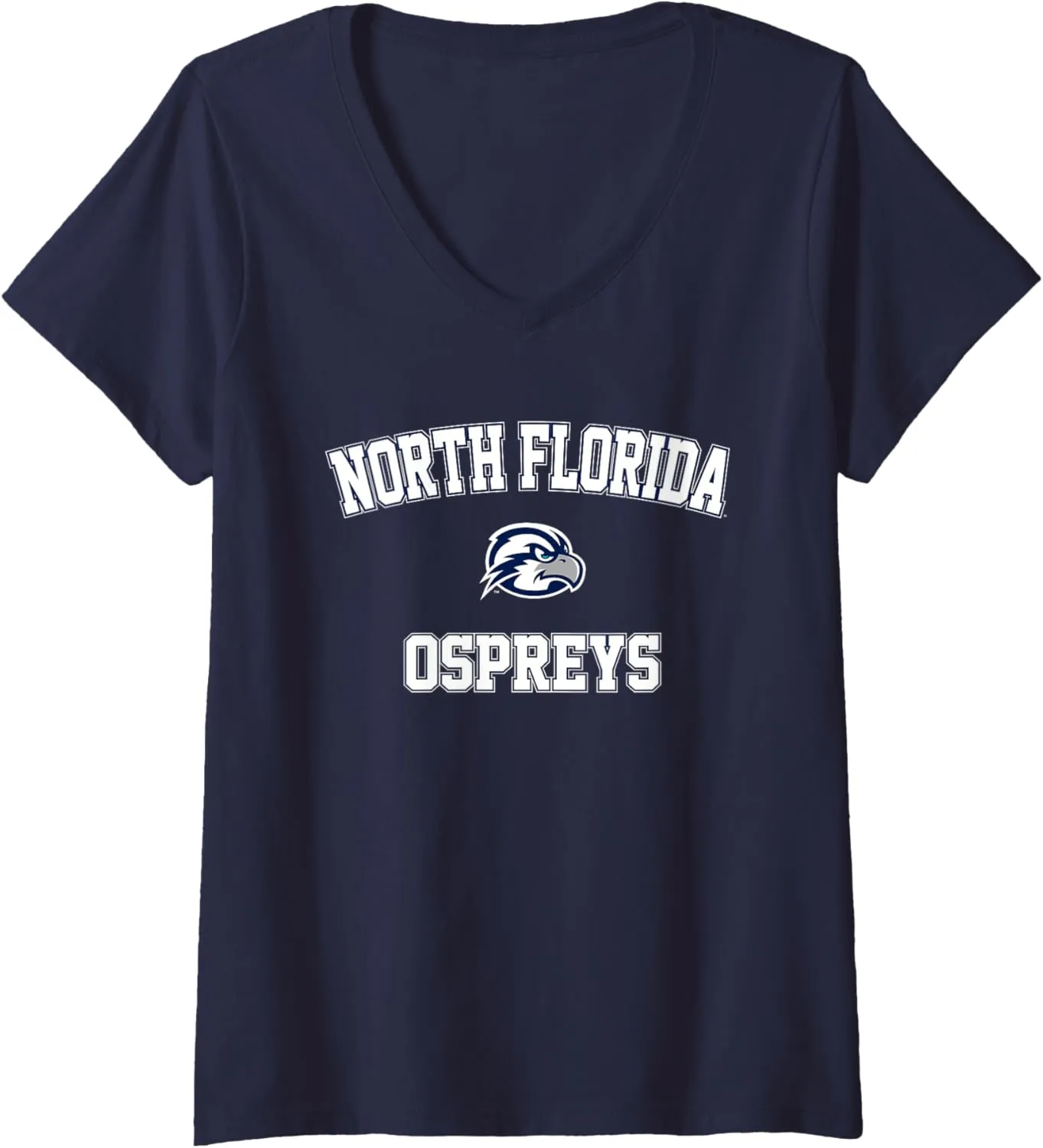 Womens University of North Florida UNF Ospreys Campus Classic V-Neck T-Shirt