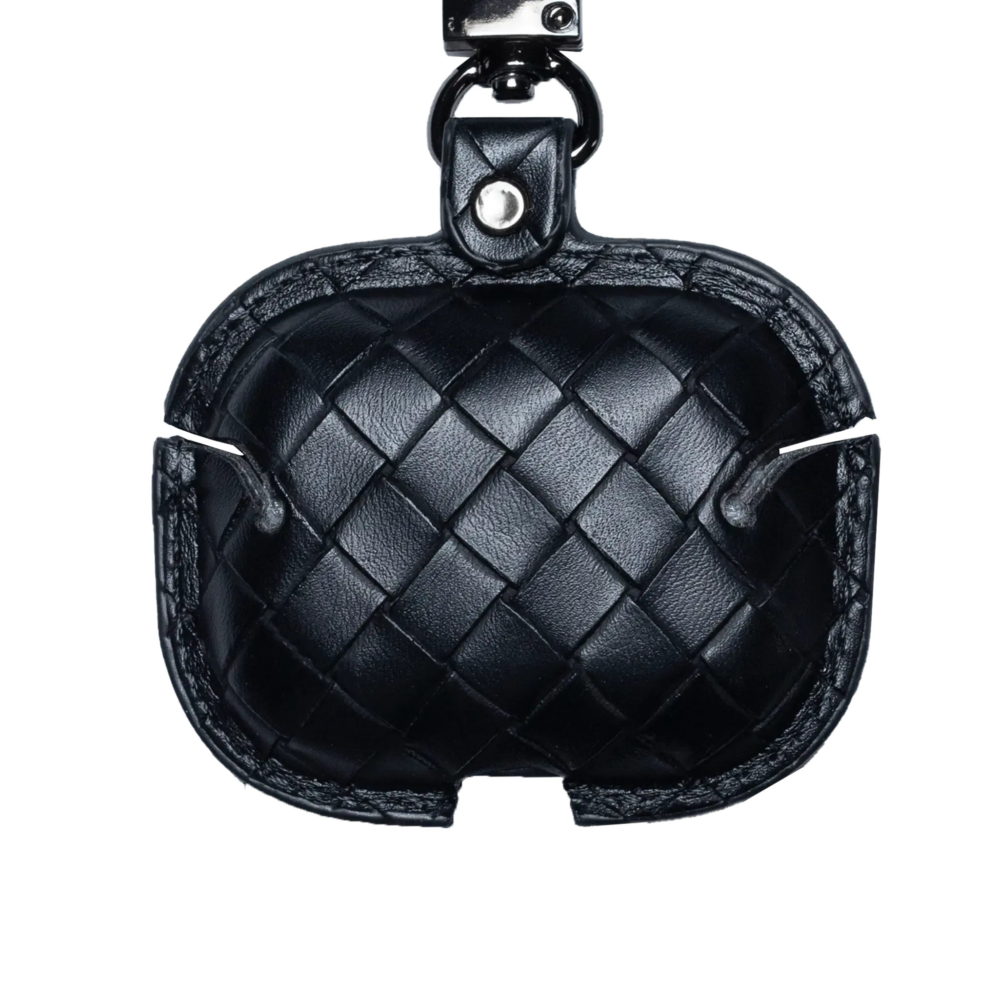 Woven Pattern Leather AirPods Case