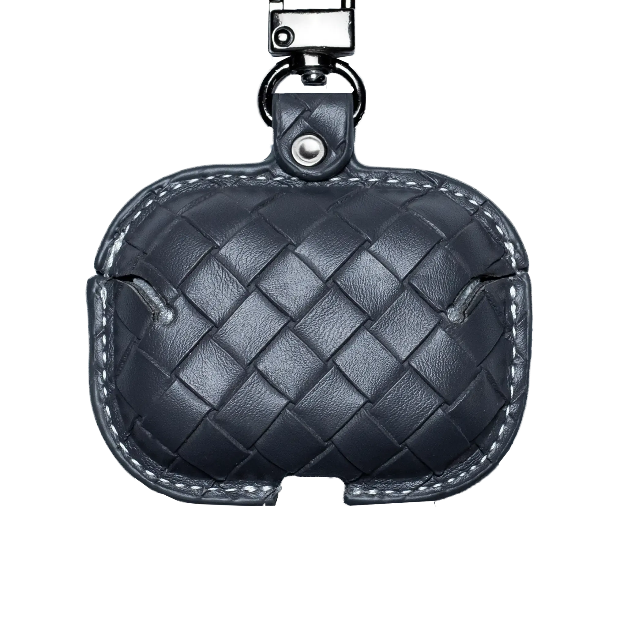 Woven Pattern Leather AirPods Case