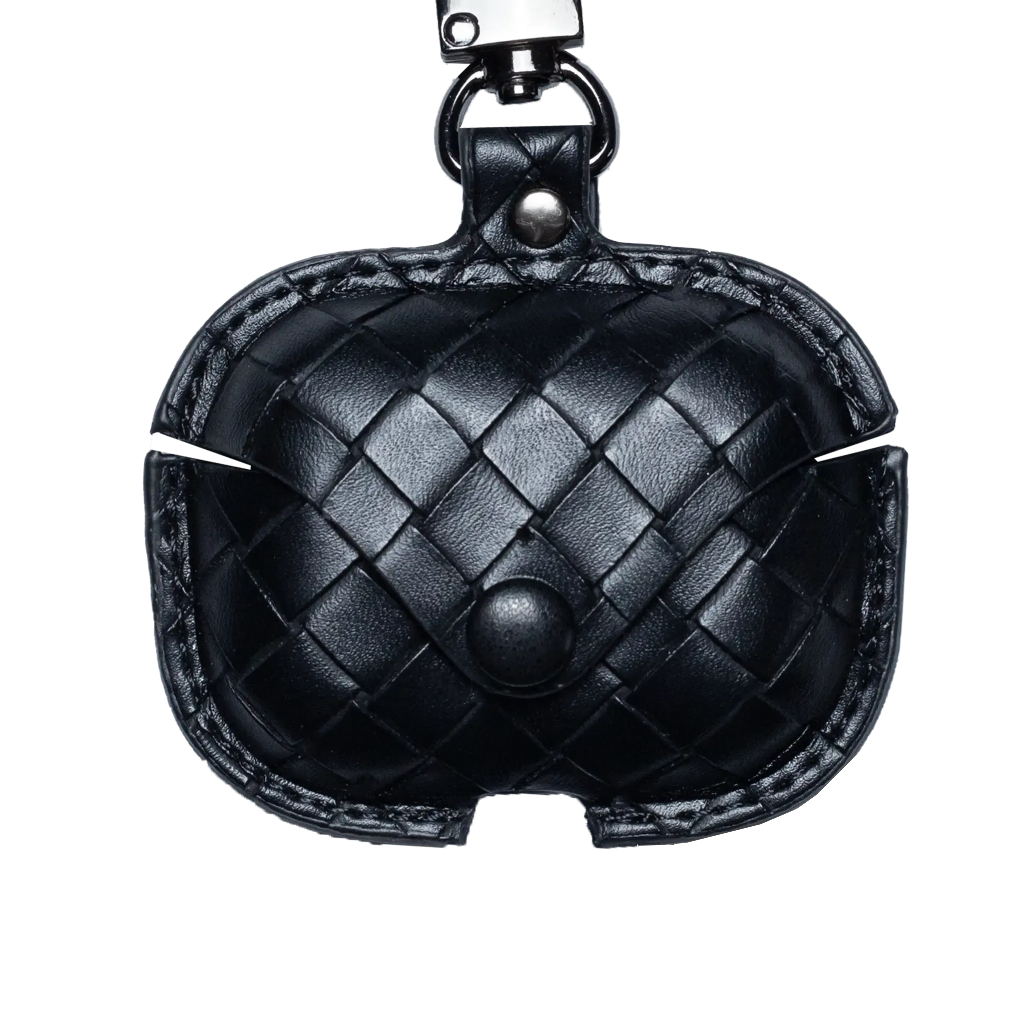 Woven Pattern Leather AirPods Case