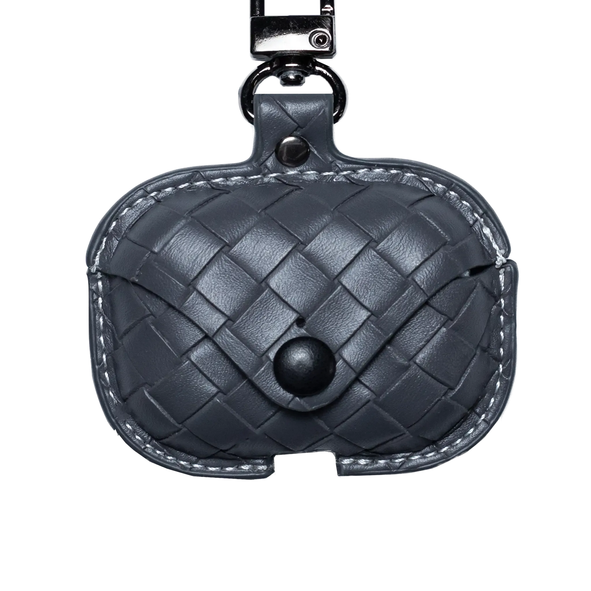 Woven Pattern Leather AirPods Case
