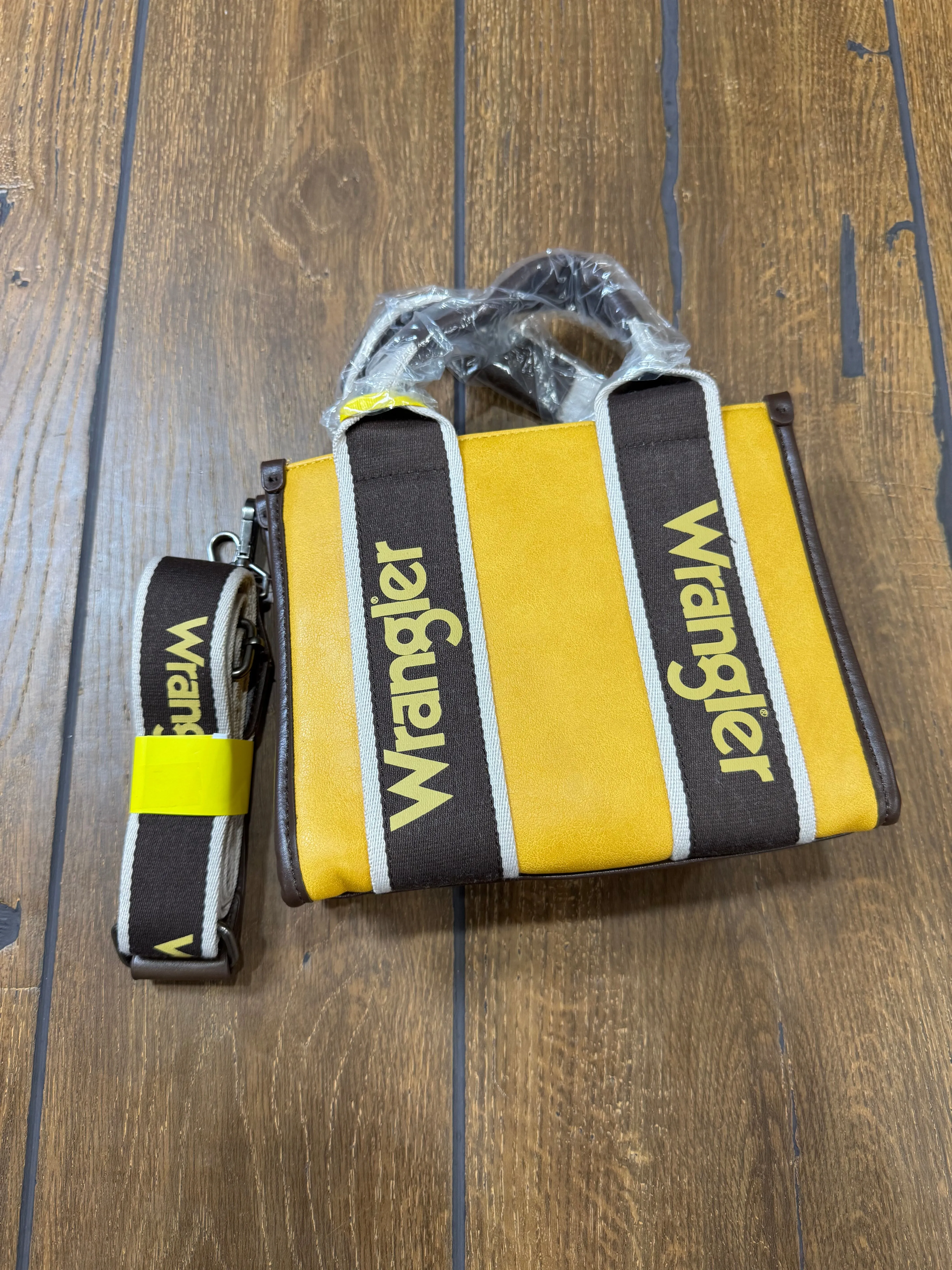 Wrangler Color Block Small Tote - Yellow