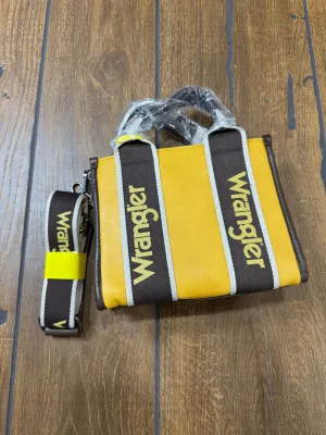 Wrangler Color Block Small Tote - Yellow