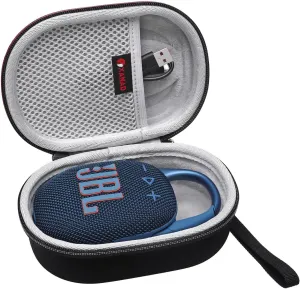 XANAD Hard Case Compatible with JBL Clip 5/Clip 4/Clip 4 Eco or Soundcore Select 4 Go Portable Speaker(Gray)