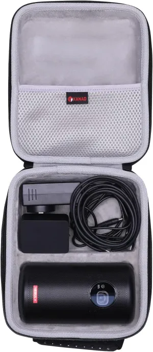 XANAD Hard Case for Anker Nebula Capsule Max/Anker Nebula Capsule/Anker Nebula Capsule II Smart Mini Portable Projector - Storage Protective Travel Carrying Bag