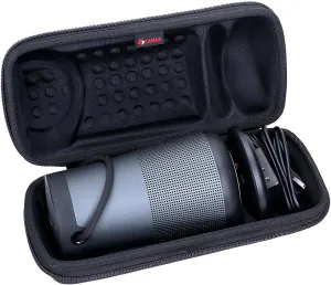 XANAD Hard Case for Bose SoundLink Revolve  or Revolve  (Series II) Portable & Long-Lasting Bluetooth 360 Speaker - Storage Protective Bag (Black)