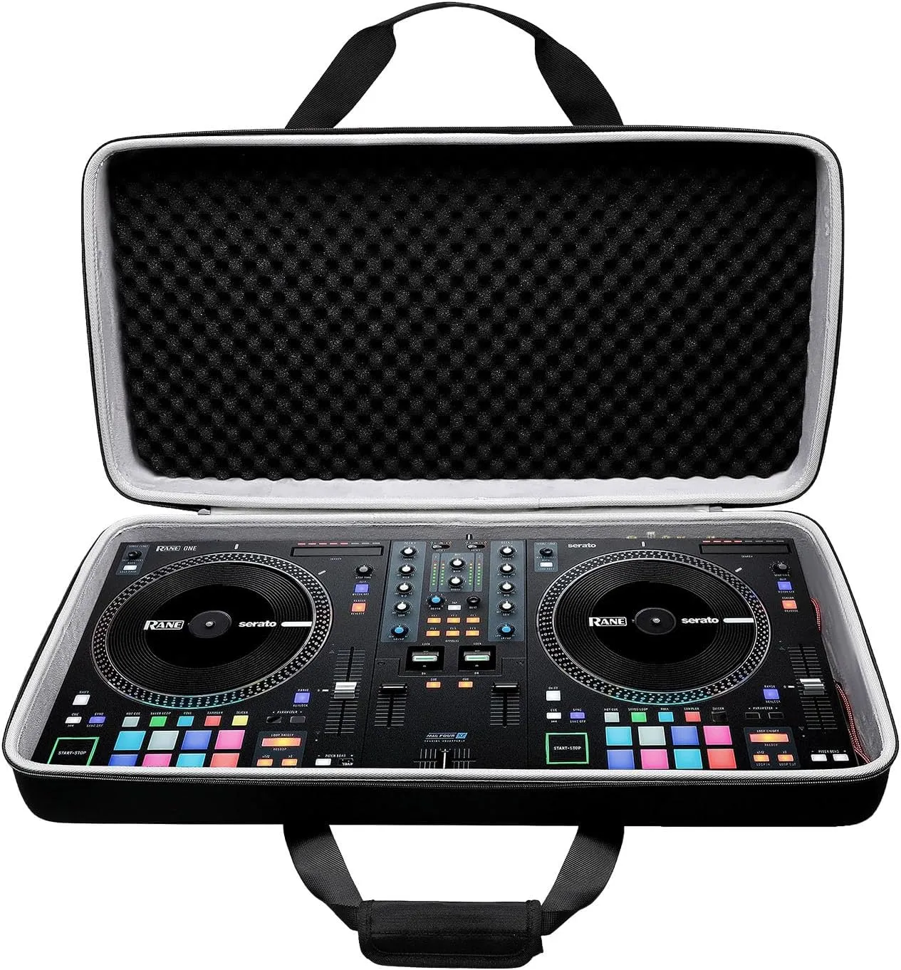 XANAD Hard Case for Pioneer DDJ-SX/SX2/SX3 or RANE ONE Complete DJ Set and DJ Controller - Storage Carrying Bag