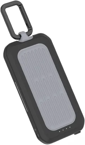 XWIN 10000mAh Waterproof Power Bank: Outdoor Portable Fast Charger with USB C PD 20W, IP67 Rugged Heavy Duty and Flashlight for Camping or Hiking, Compatible for iPhone, iPad, Samsung Galaxy, Android