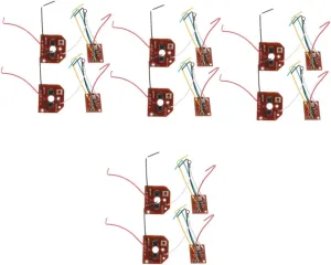 YARNOW 2 Sets Remote Control Module Kit Frequency Two Transmitter and Receiver Board for DIY Electric Circuits Educational Experiments and Remote Control Cars