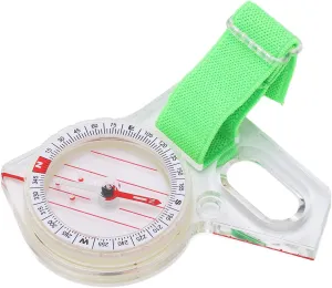Ymiko Compass, Acrylic Compass Hiking Survival with Luminous Display for Car for Navigation