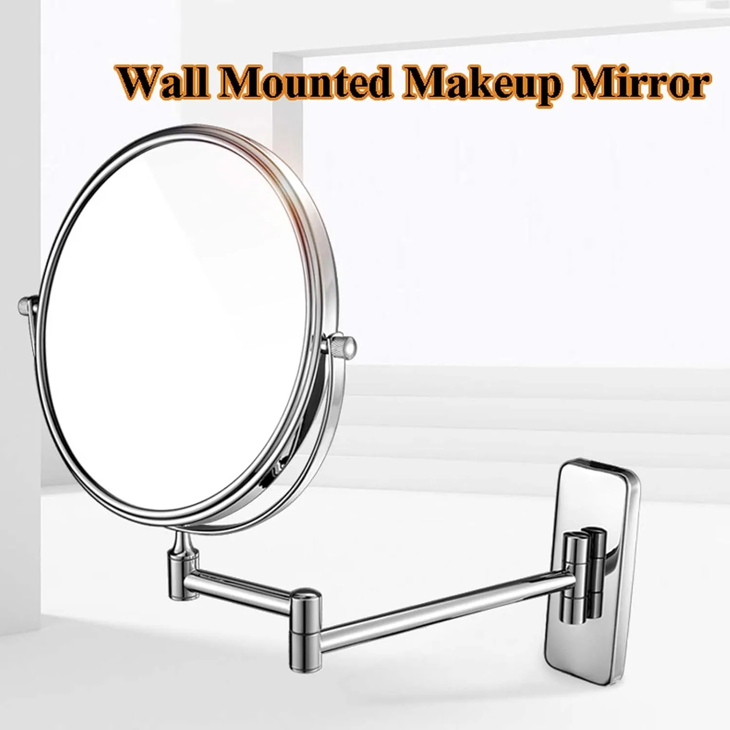 YSUEFIJO Magnifying Makeup Mirror Double Sided, 1X/3X/5X/7X/10X Magnifying Vanity Mirror, Bathroom Shaving Make Up Mirrors, 360° Swivel Extendable Cosmetic Mirror, Gift for Women