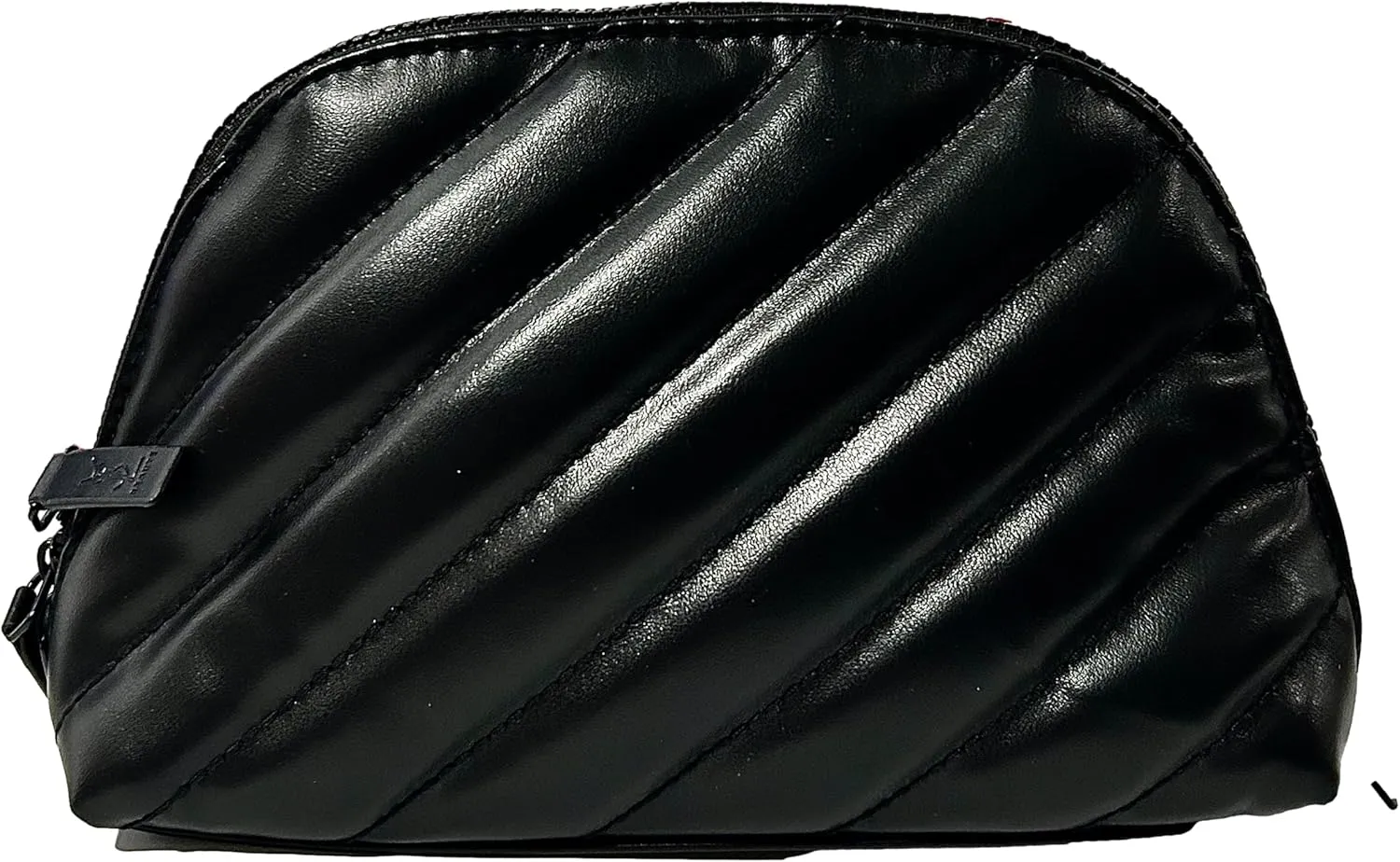 Yves Saint Laurent YSL Cosmetic SMALL BLACK QUILTED DOME Pouch Makeup Bag YSL QUILT Fragrance Bag (MINI/SMALL 6L X 4H X 1W) - 5499