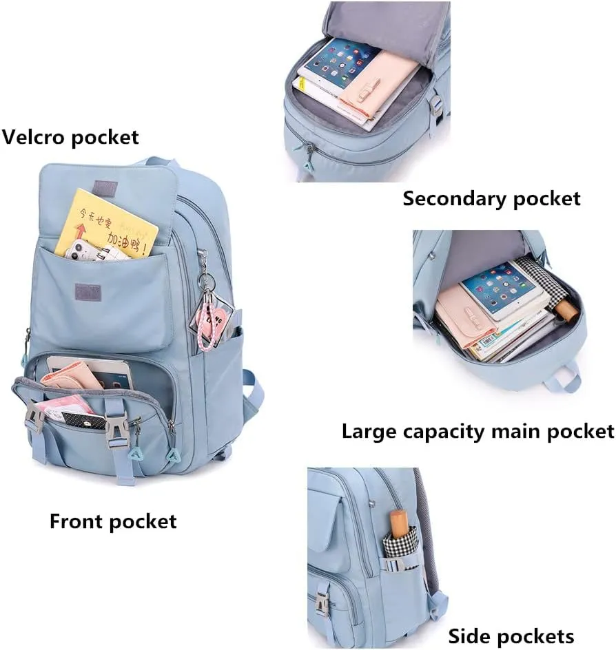 ZHANAO Rolling Backpack Luggage BookBag with Wheels Trolley Bag Wheeled Travel Backpack for Girls & Boys Trolley Bag