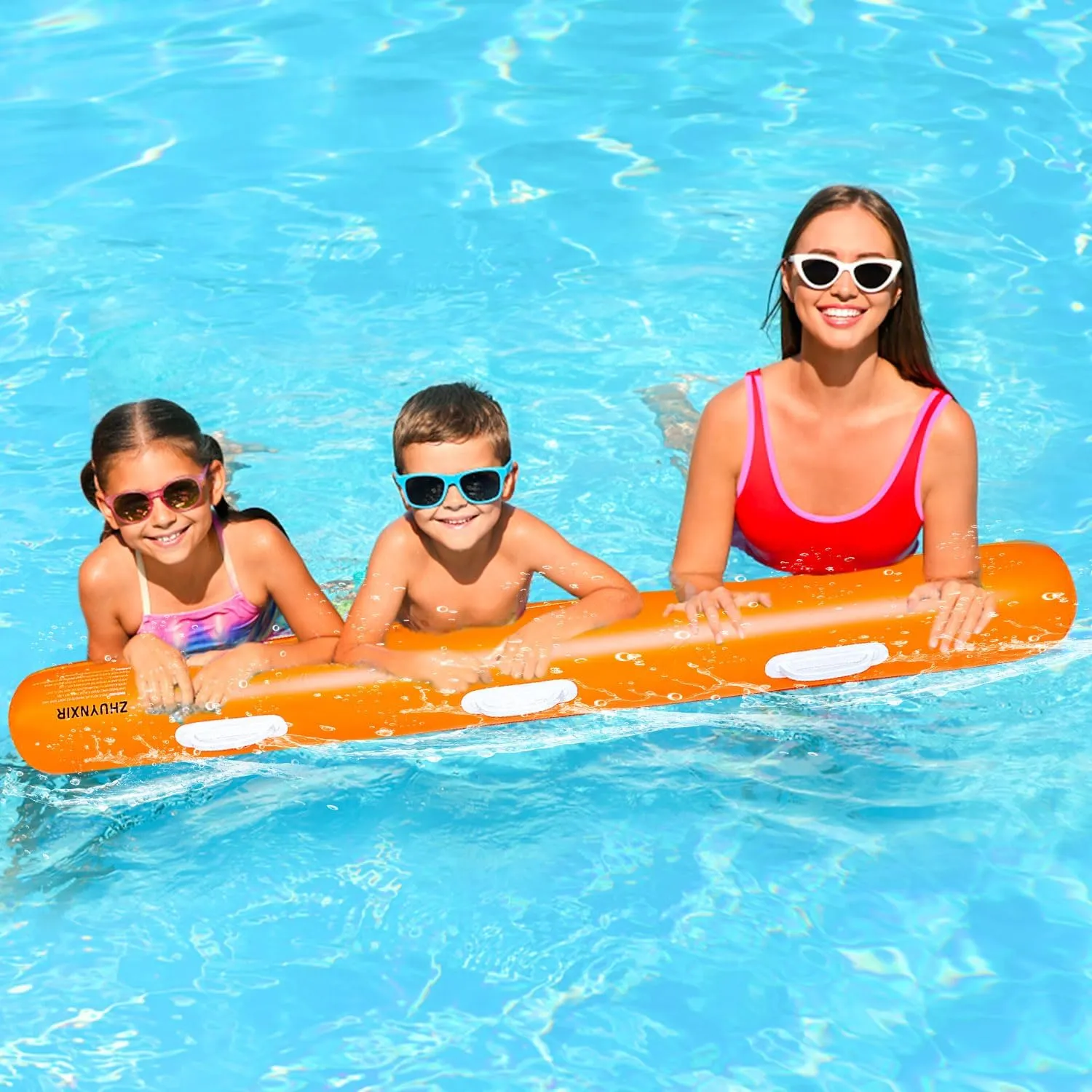 ZHUYNXIR Pool Float for Adult, Inflatable Pool Float Tube, Water Fun Large Blow Up Summer Beach Swimming Raft Kids and Adults