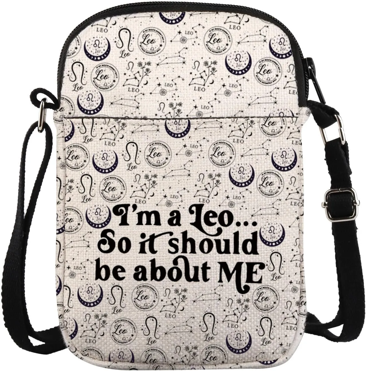 Zodiac Signs Crossbody Bag Horoscope Gift 12 Constellation Birthday Gift Astrologist Bag