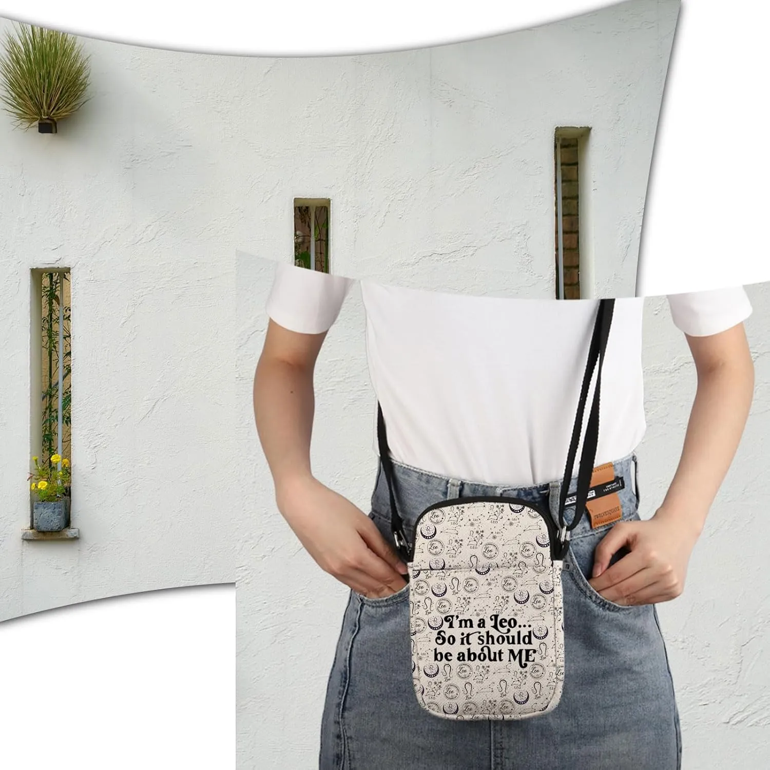 Zodiac Signs Crossbody Bag Horoscope Gift 12 Constellation Birthday Gift Astrologist Bag