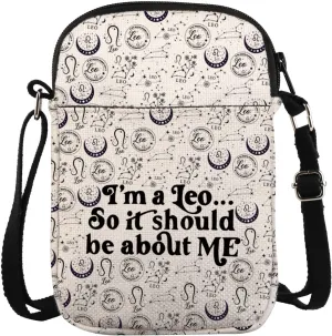 Zodiac Signs Crossbody Bag Horoscope Gift 12 Constellation Birthday Gift Astrologist Bag